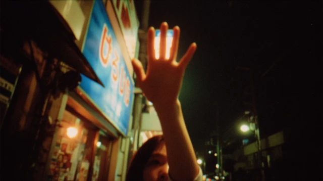 Japan Night City Alley Hand Reaching Up 2005 Film