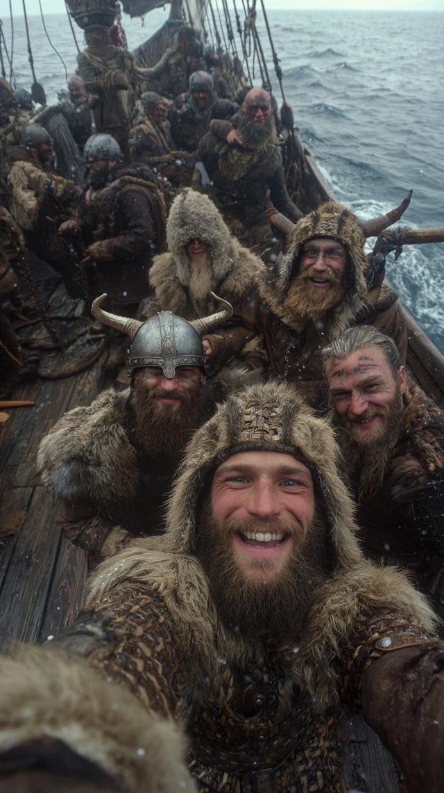 Viking Selfie Drakkar Adventure