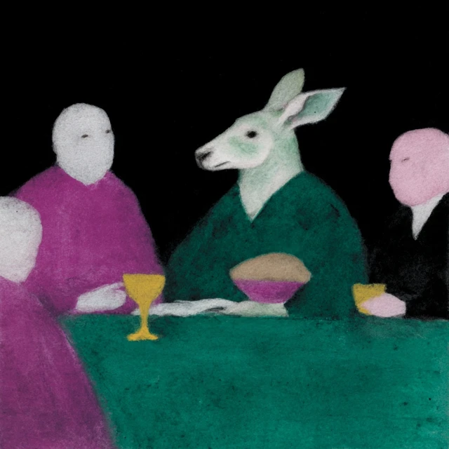 Kangaroo Court Surreal Illustration