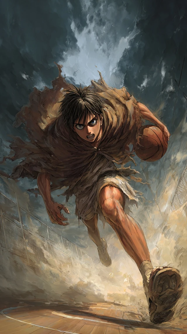 Eren Yeager Final Form Anime Action Art