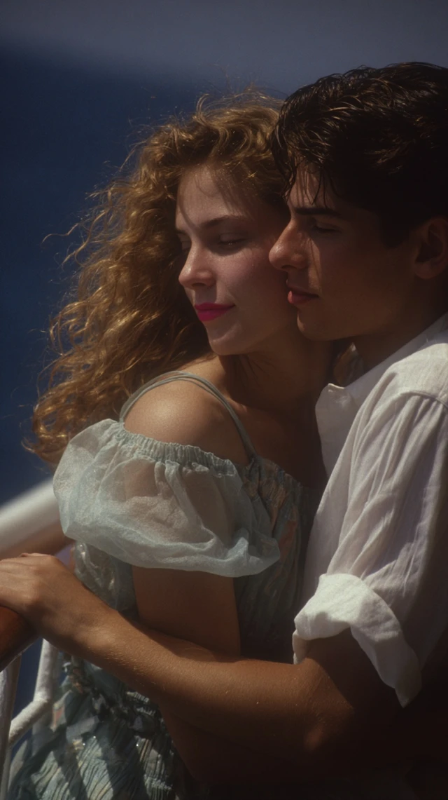 Couple by the Sea Romantic Portrait