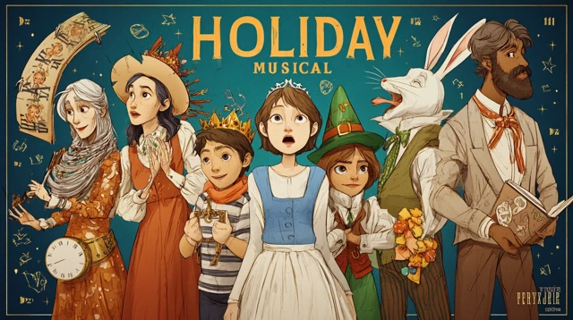 Holiday The Musical Poster Art