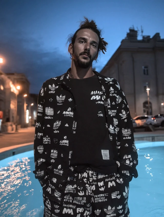 Streetwear Fashion Photo Blue Hour