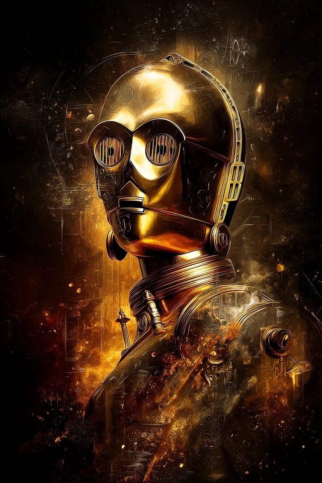 C3PO Art Epic Poster Star Wars High Resolution