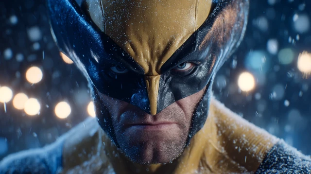 Wolverine in the Snow Iconic Yellow Suit