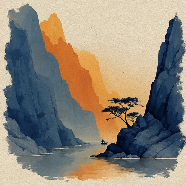River Valley Landscape Roger Dean Style
