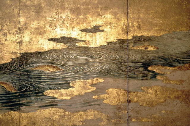 Waves of Water Japanese Art Style
