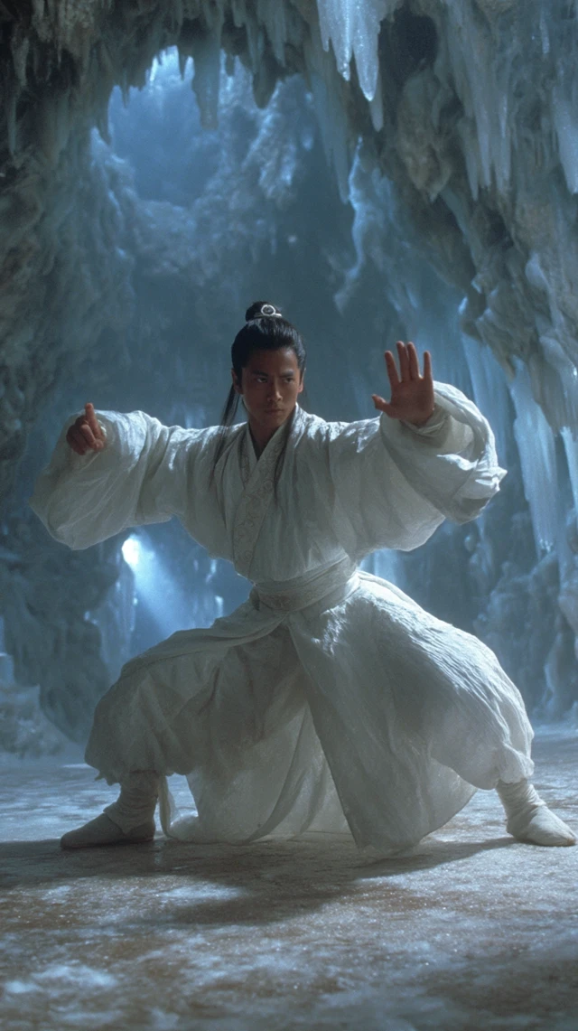 1980s Wuxia Movie Still Martial Arts Action