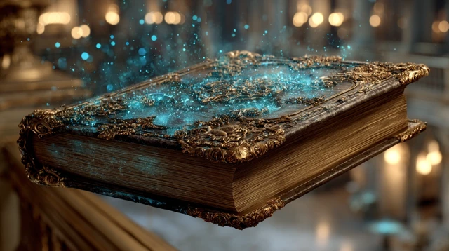 Cyber-Baroque Book: AI Algorithms and Gold Engravings