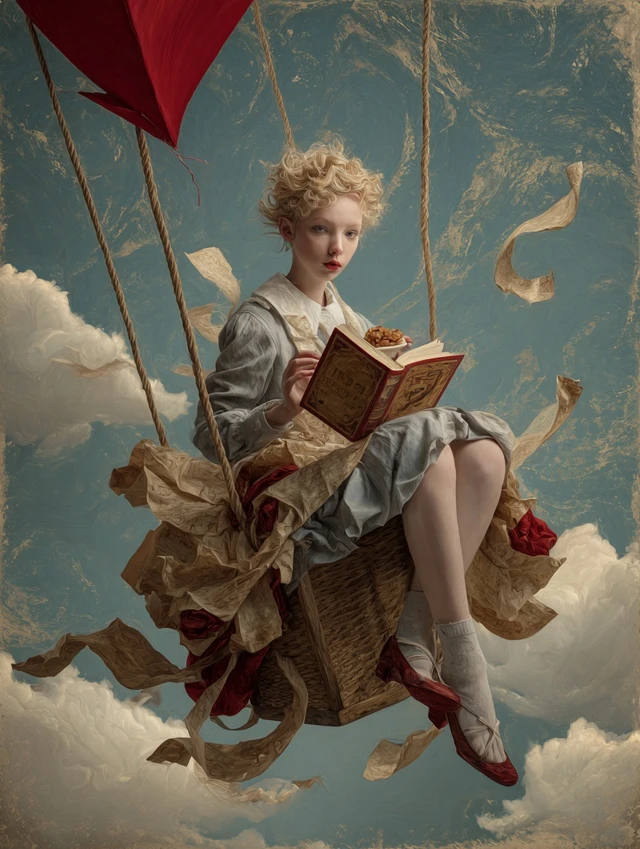Eat Pray Love Digital Painting by Alice Neel Ray Caesar