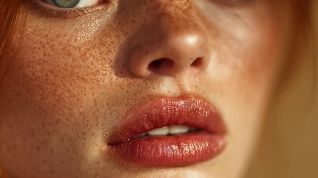 Beauty Macro Photography: Glowing Skin and Lips