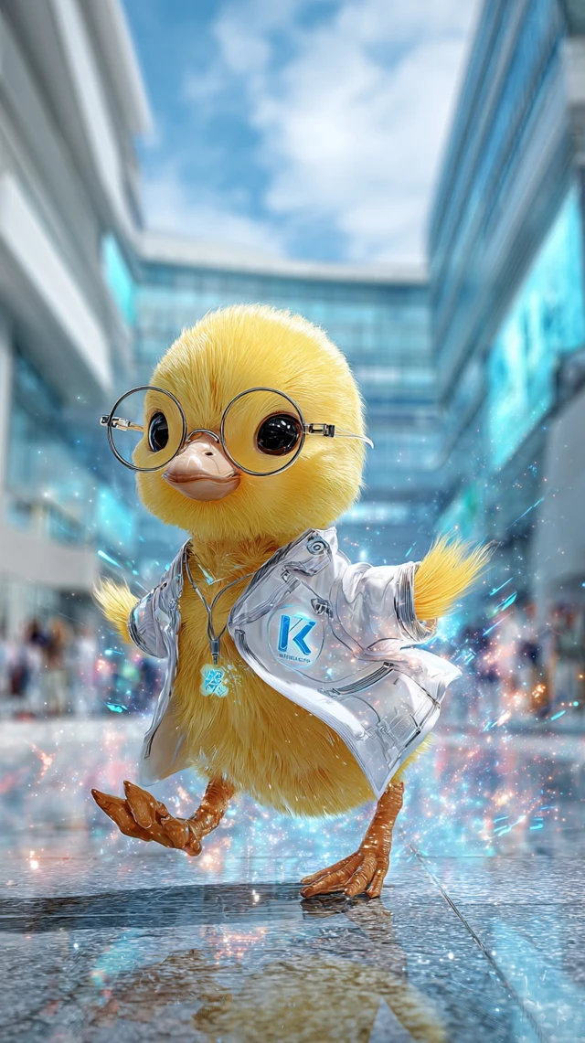 Smart Baby Duckling in Glasses KAIST