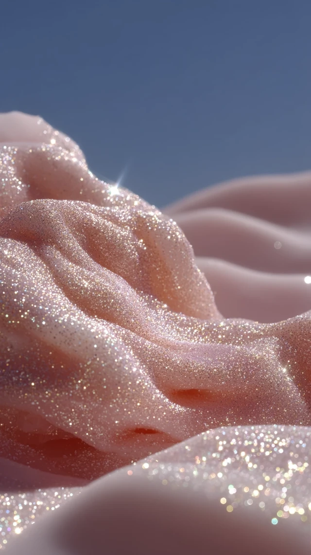 Glitter Macro Photography Pink Gold Sparkle Texture