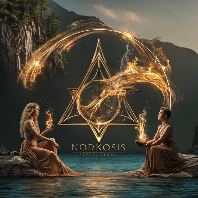 NODKOSIS PRODUCTIONS Logo Art Fantasy Design