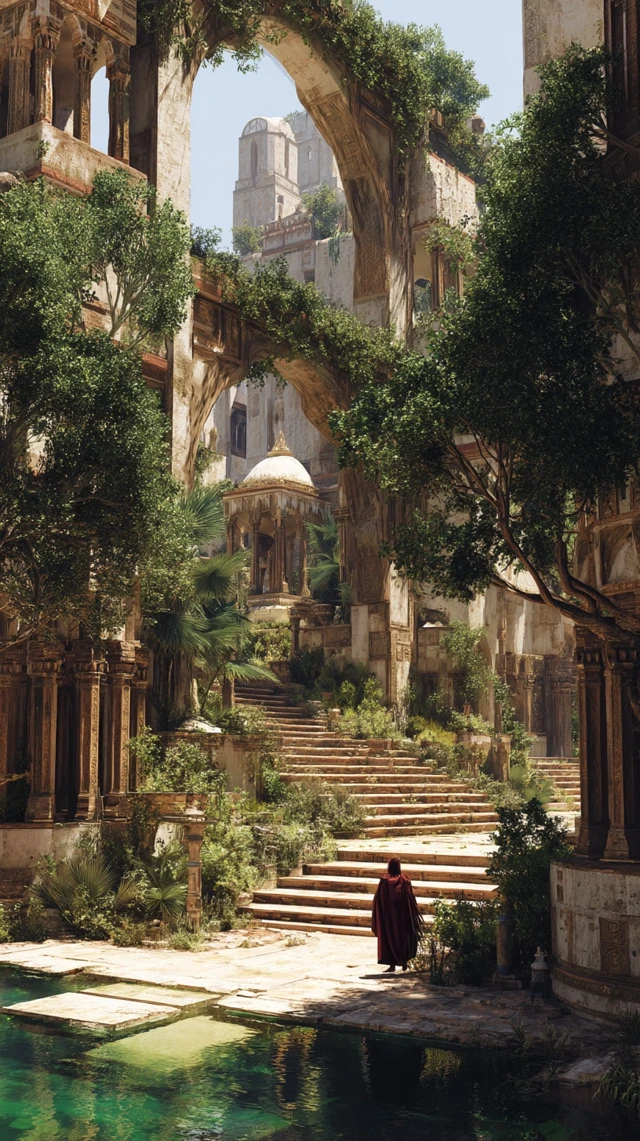 Fantasy Arabic Architecture Landscape Renaissance