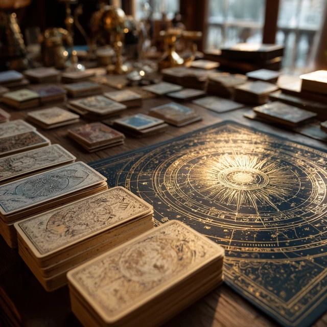 Tarot Cards and Star Map Exploring Brujeria Astrology