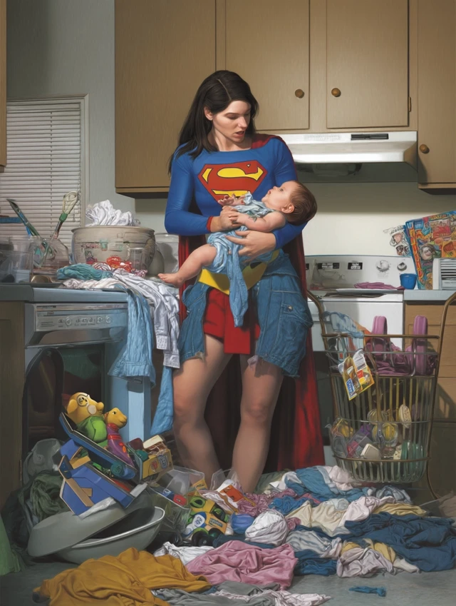 Superwoman Mom The Everyday Hero HQ Comic Cover