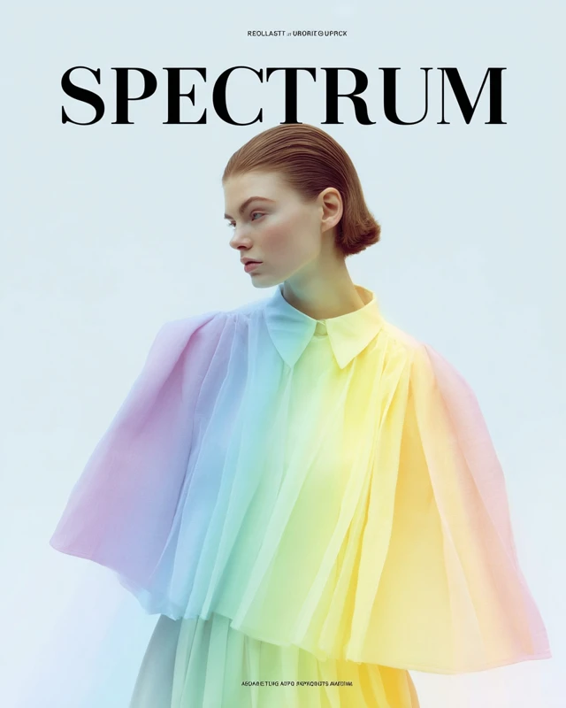 SPECTRUM Fashion Editorial Soft Pastel Colors