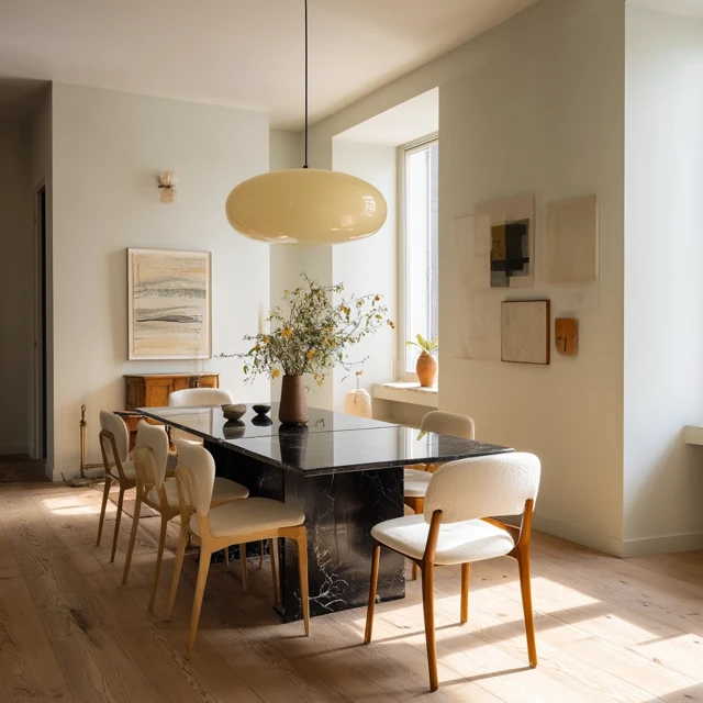 Minimalist Dining Room Interior Design