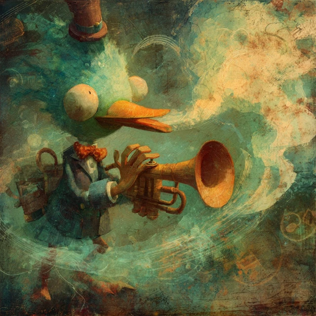 Honk Magic Duck Illustration