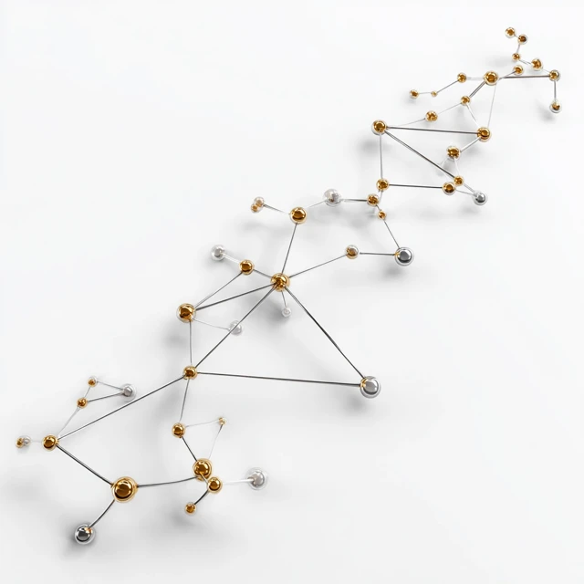 Constellation Arrow 3D Rendering Stars Connection Isolated