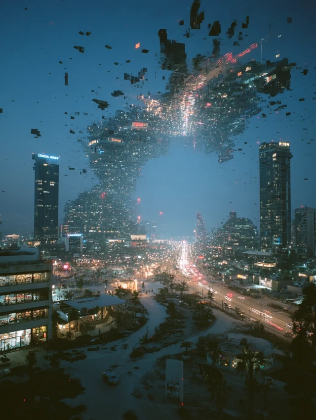 Futuristic SciFi Cityscape District 9 Inspired