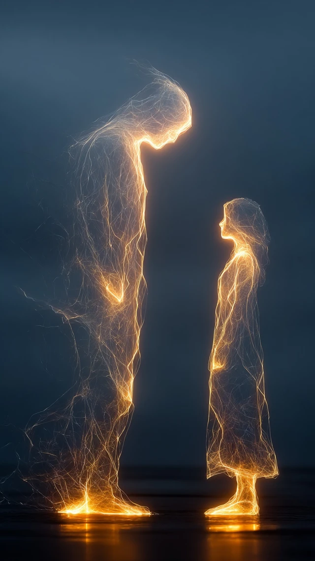 Ethereal Beings Surreal Light Art