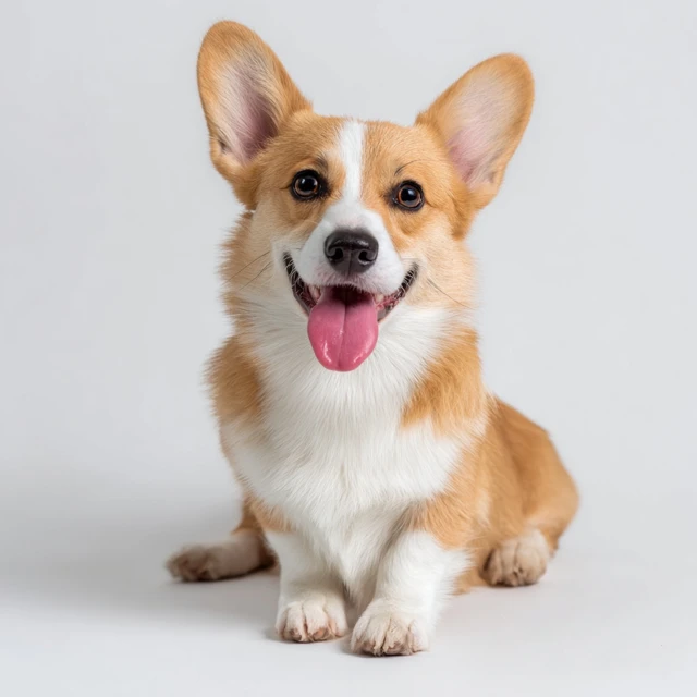 Cute Smiling Corgi Dog Photography