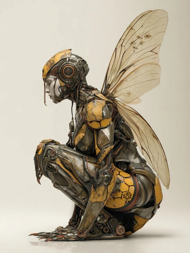 Android Hornet Hybrid Creature in Action