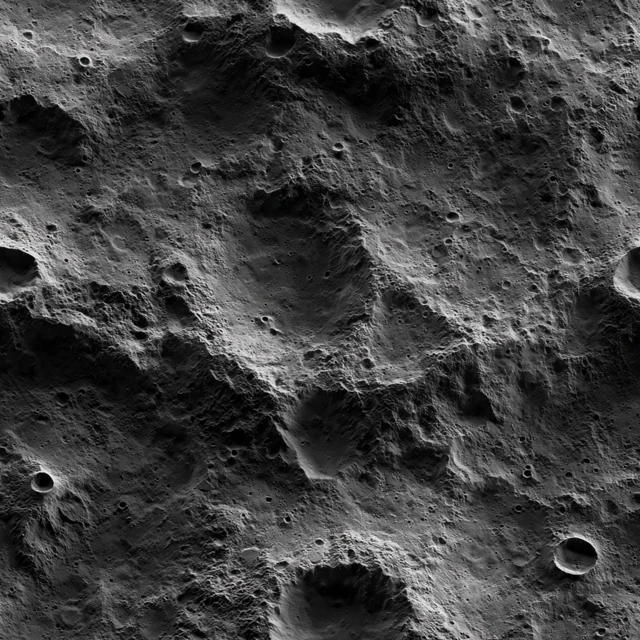 Moon Texture Seamless High Resolution 3D