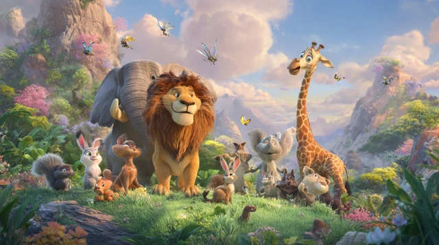 Pixar Animals A Diverse Group of Friends