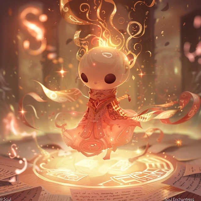 Soul Enchantress Chibi Mascot Art