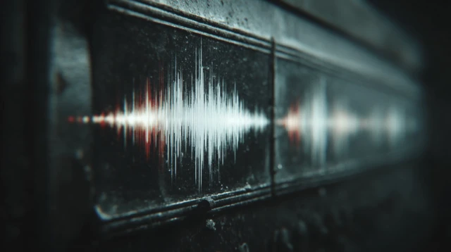 Retro Boombox Speaker Close Up
