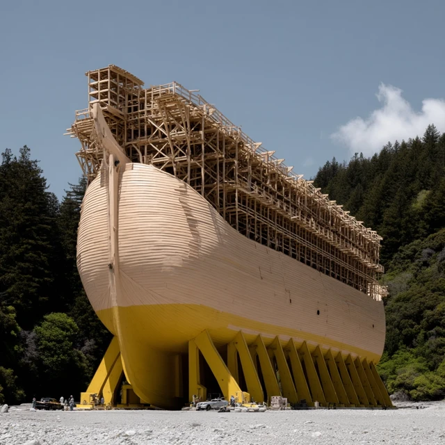 Noahs Ark Construction: Redwood Forest California