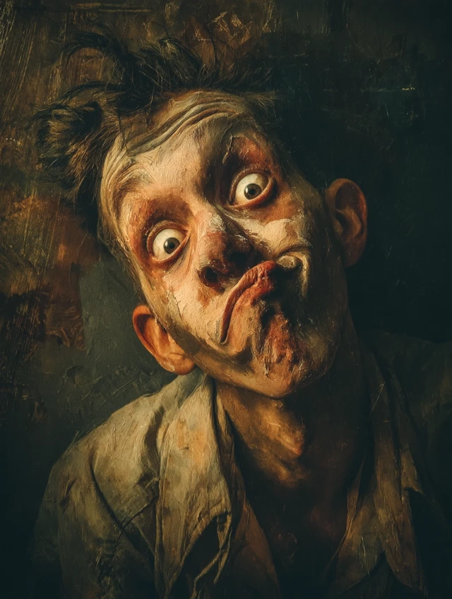 Portrait of a Person Funny Expression Psychology