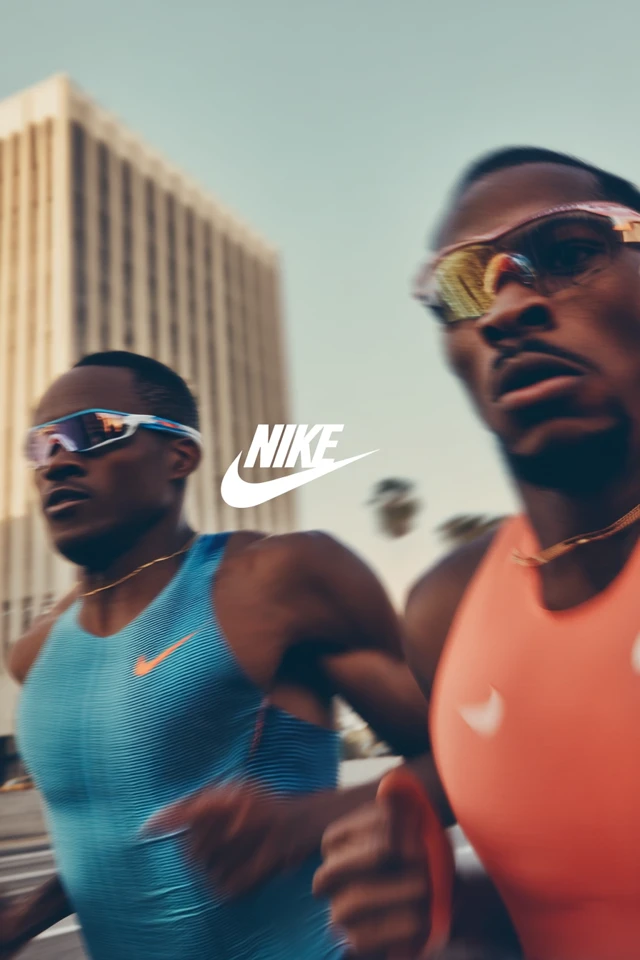 Dynamic Sprinters in Motion: Nike Ad