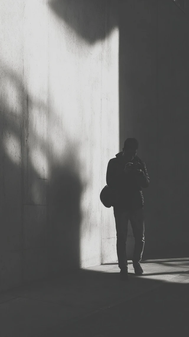 Urban Monochromatic Silhouette Photography
