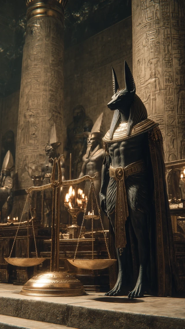 Anubis Hall of Judgment: Ancient Egyptian Ritual