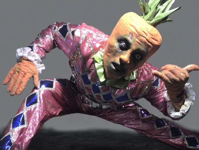 Scary Carrot Mascot Contortionist Costume