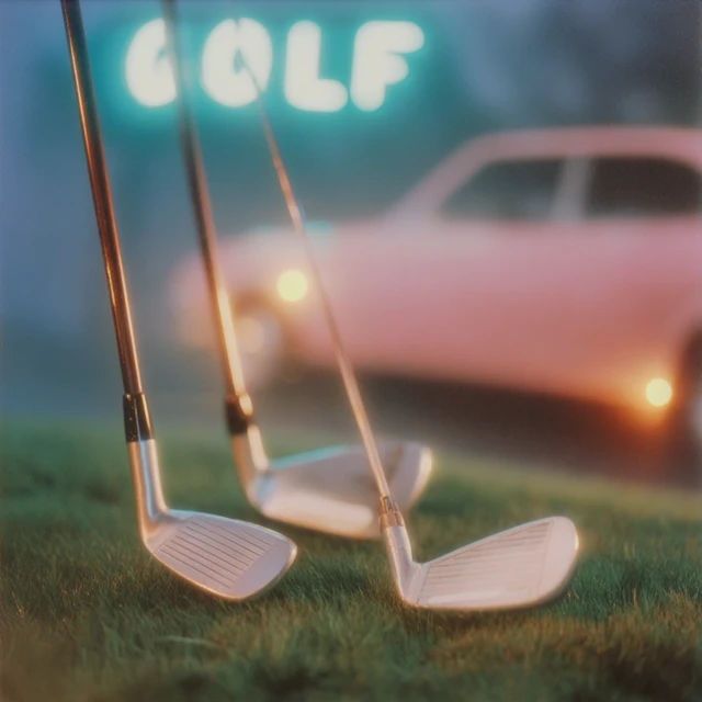 Noir Golf Glamour Retro 60s Photo