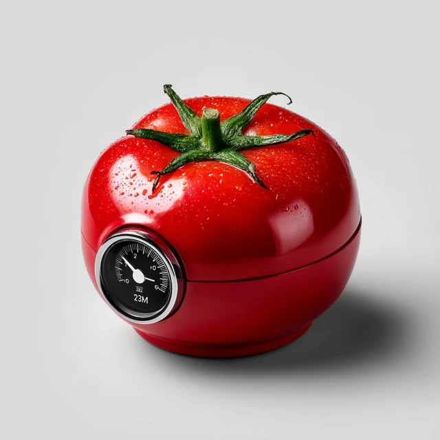 Tomato Kitchen Timer Modern Design