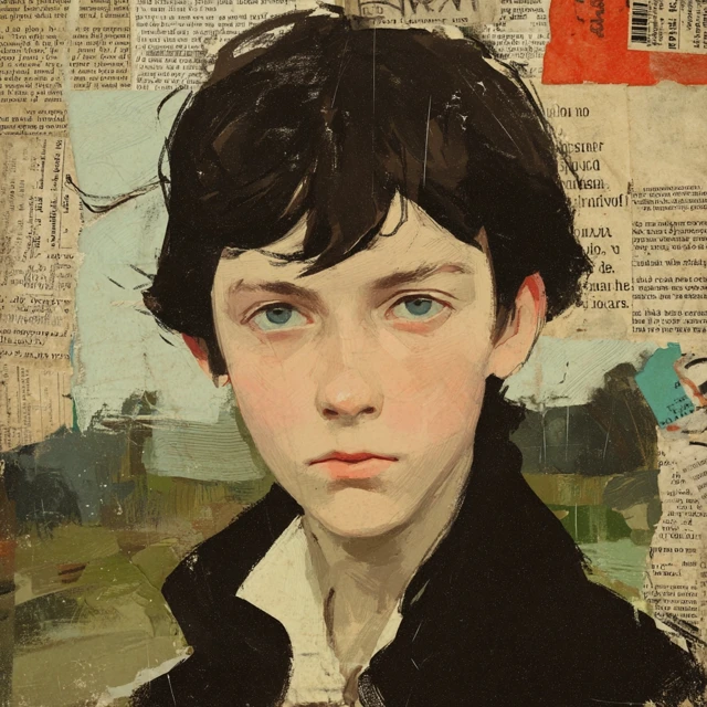 Portrait of a Young Boy Painting