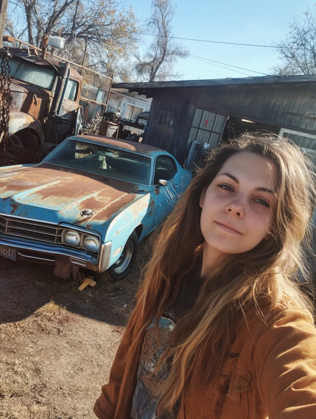 Mechanic with Vintage Car in Arkansas