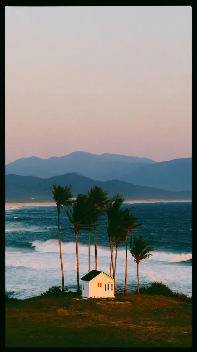 Dreamy Summer Scenery Pastel Colors Mobile Wallpaper