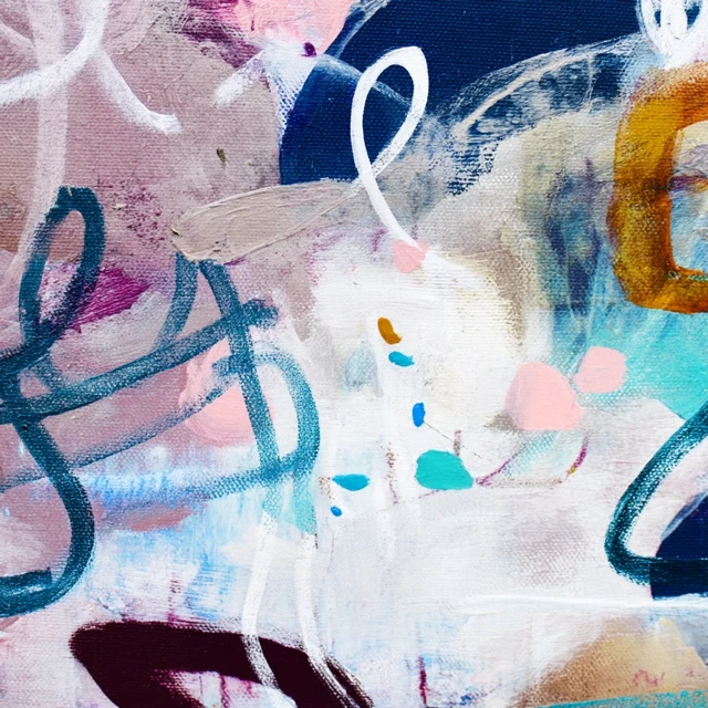 Abstract Painting in the Style of Jordan Holmes