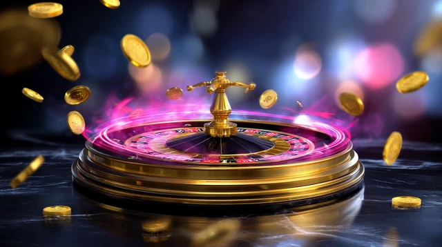 Fantasy Casino Roulette Jackpot Illustration