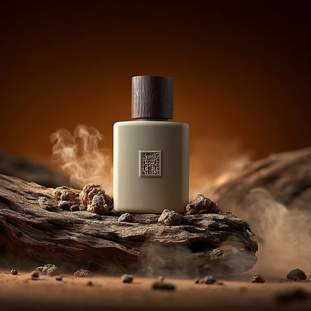 Perfume Bottle Product Photography in Arabic Style