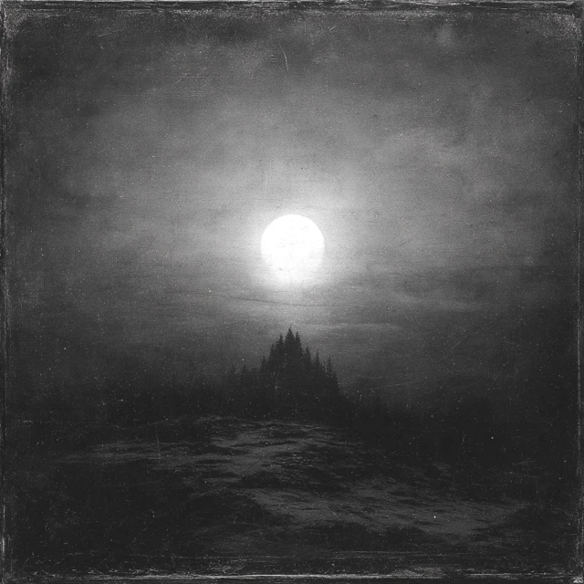 Black Metal Cover Artwork Analog Sun Pale Echoes