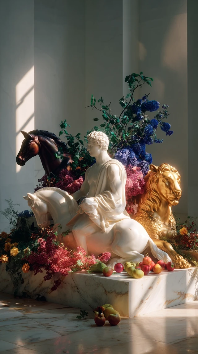 Ancient Sculpture by Jeff Koons, Elegant Art