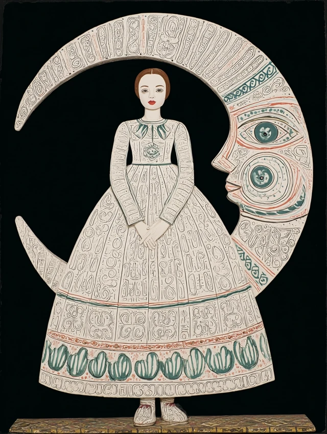 Celestial Moon Goddess Art Divine Feminine